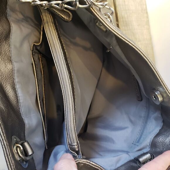 NICOLE MILLER Metallic Shoulder Bag - Picture 13 of 14